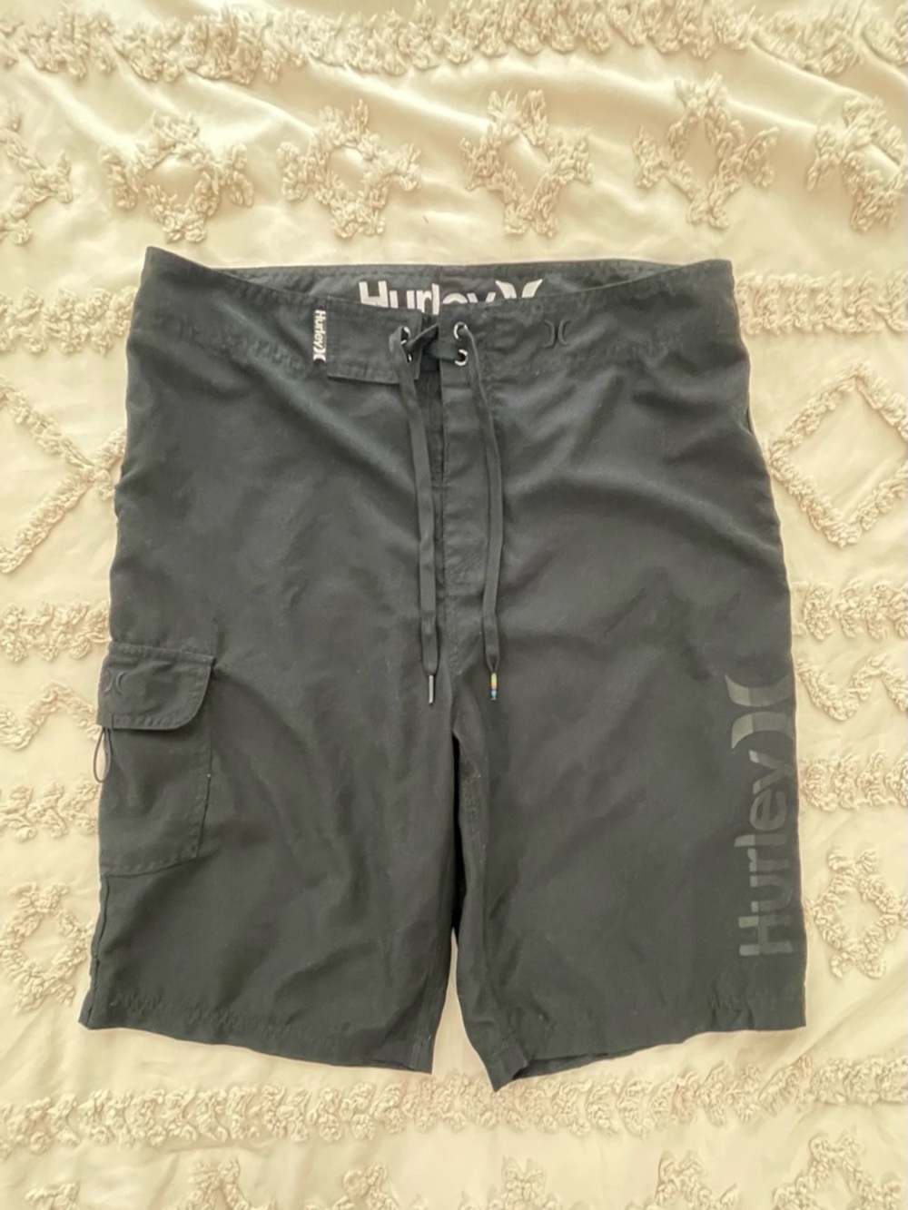 Hurley Black Men's Swim Board Shorts